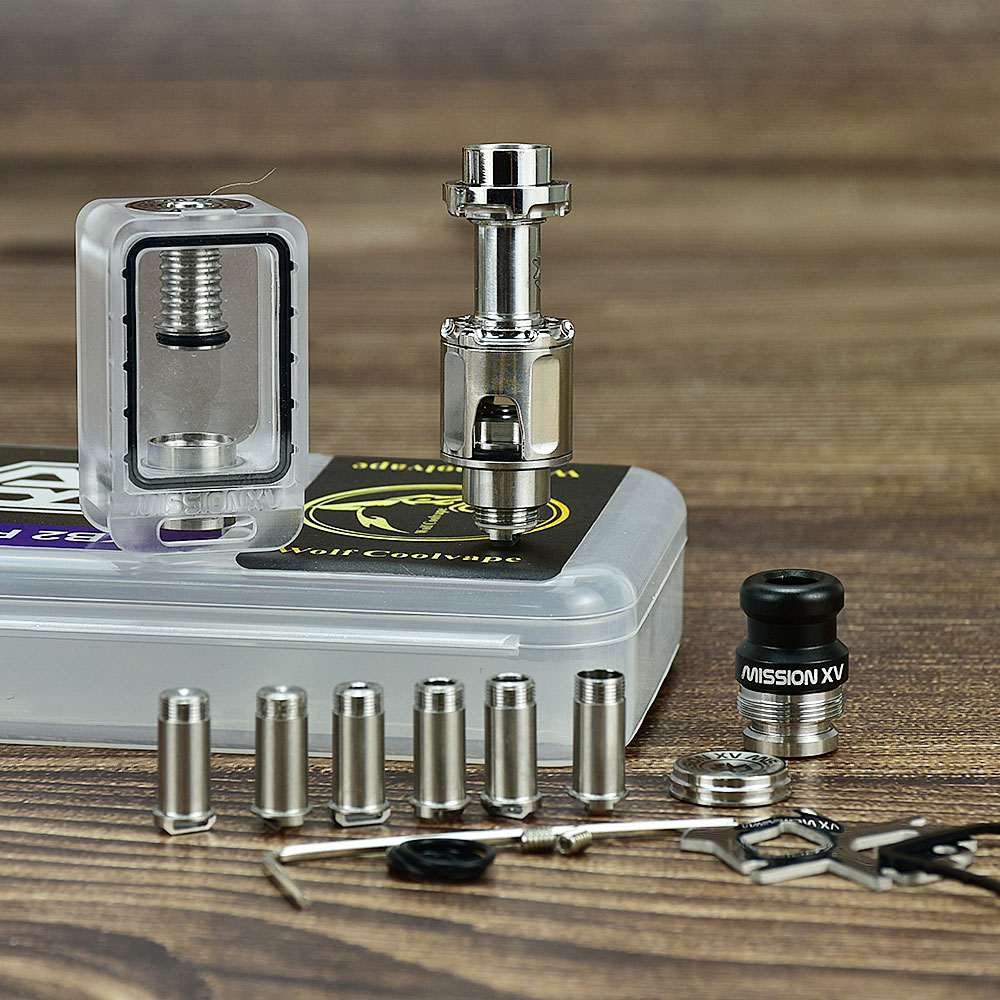 Vaping Air - wolfcoolvape MISSION KB2 RBA Tank vape