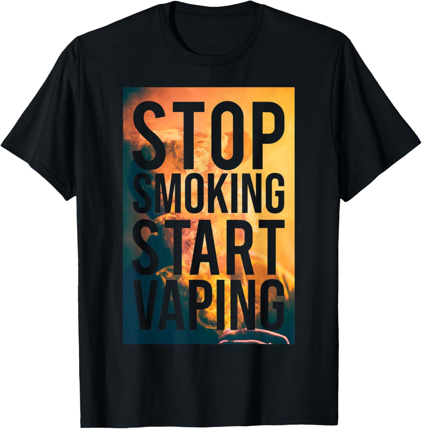 Vaping Shop - Stop Smoking Start Vaping Graphic Tee