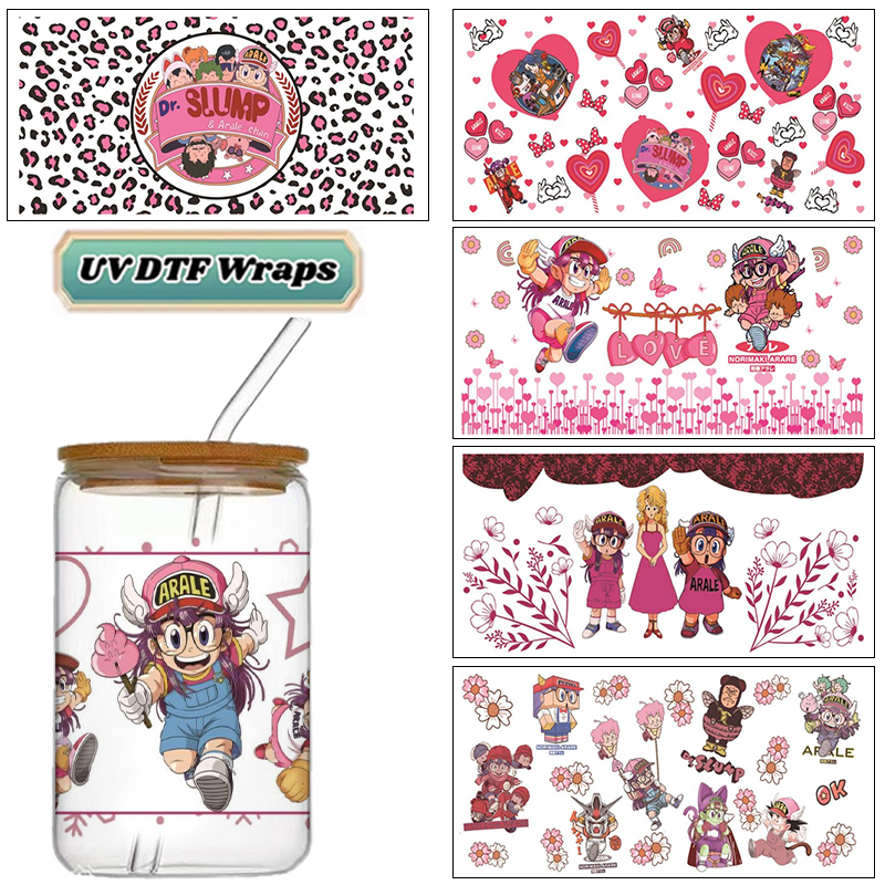 Rdta Tank Glass - Japanese Cartoon Anime Arale 3D Decal