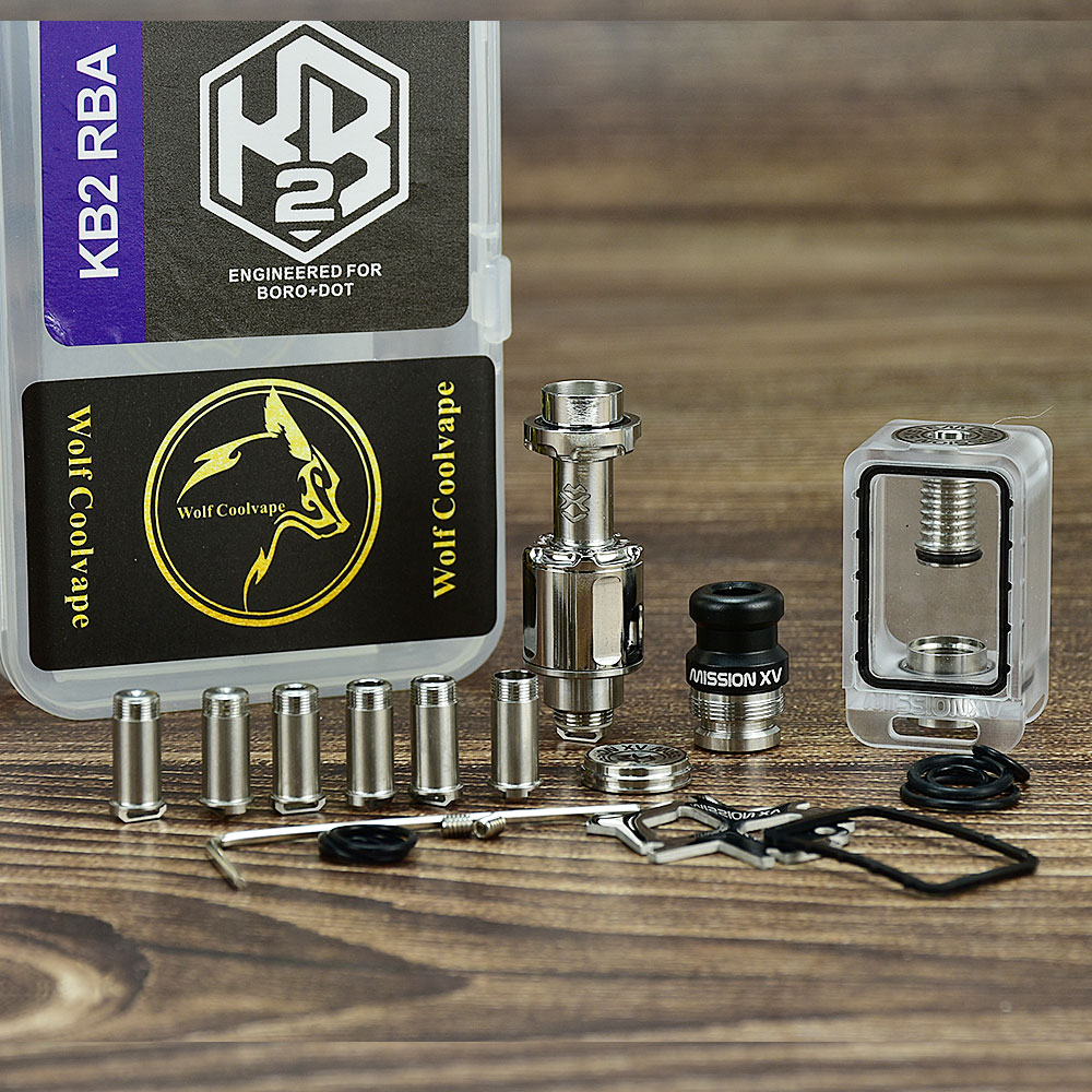 wolfcoolvape MISSION KB2 RBA T - Vaping Air review and price
