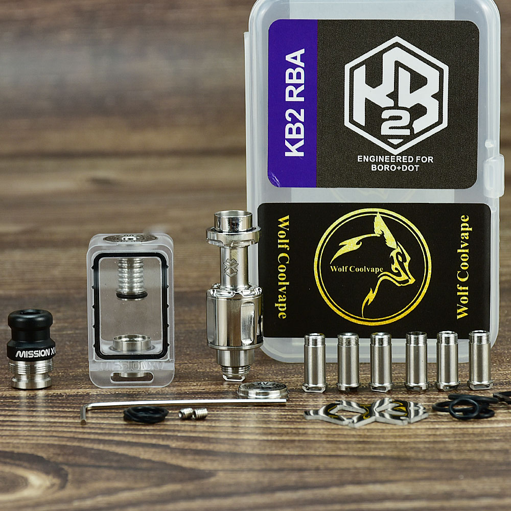 wolfcoolvape MISSION KB2 RBA T - Vaping Air review and price