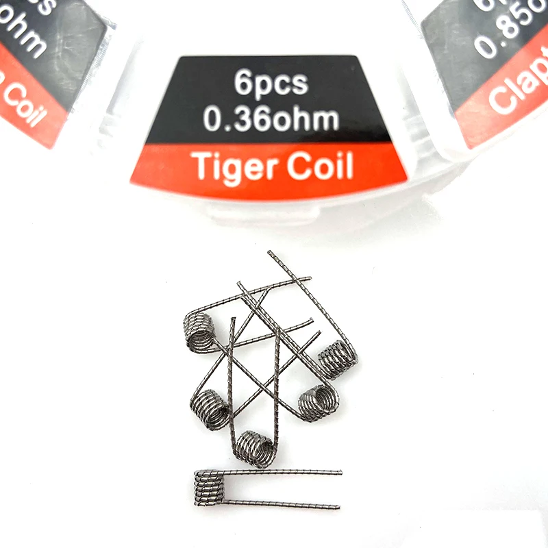 Prebuilt Coil 8 Styles Fused A - Clapton Wire Pre Built review and price
