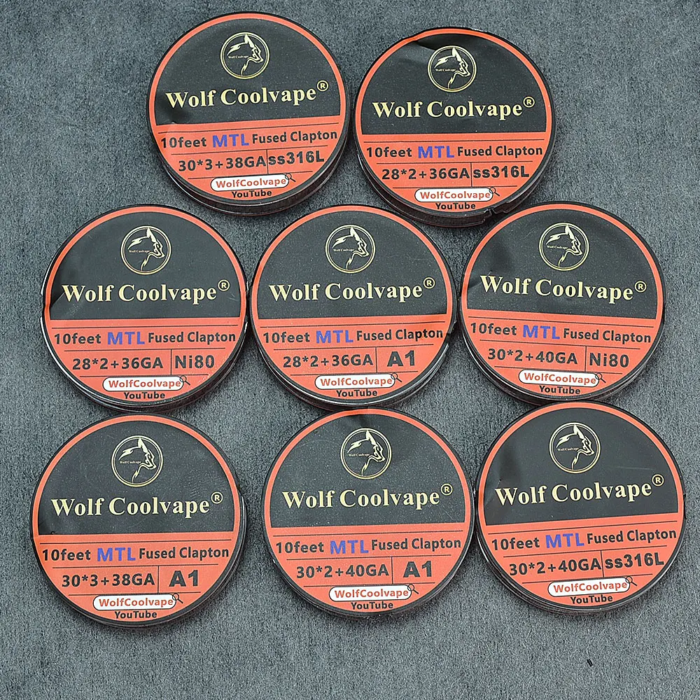 wolfcoolvape MTL Fused Clapton - Accessories For Vaping review and price