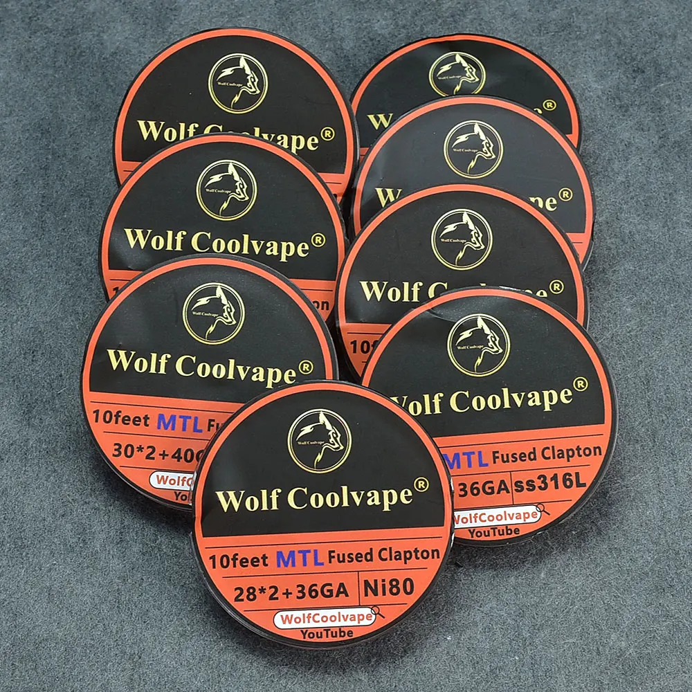 wolfcoolvape MTL Fused Clapton - Accessories For Vaping review and price