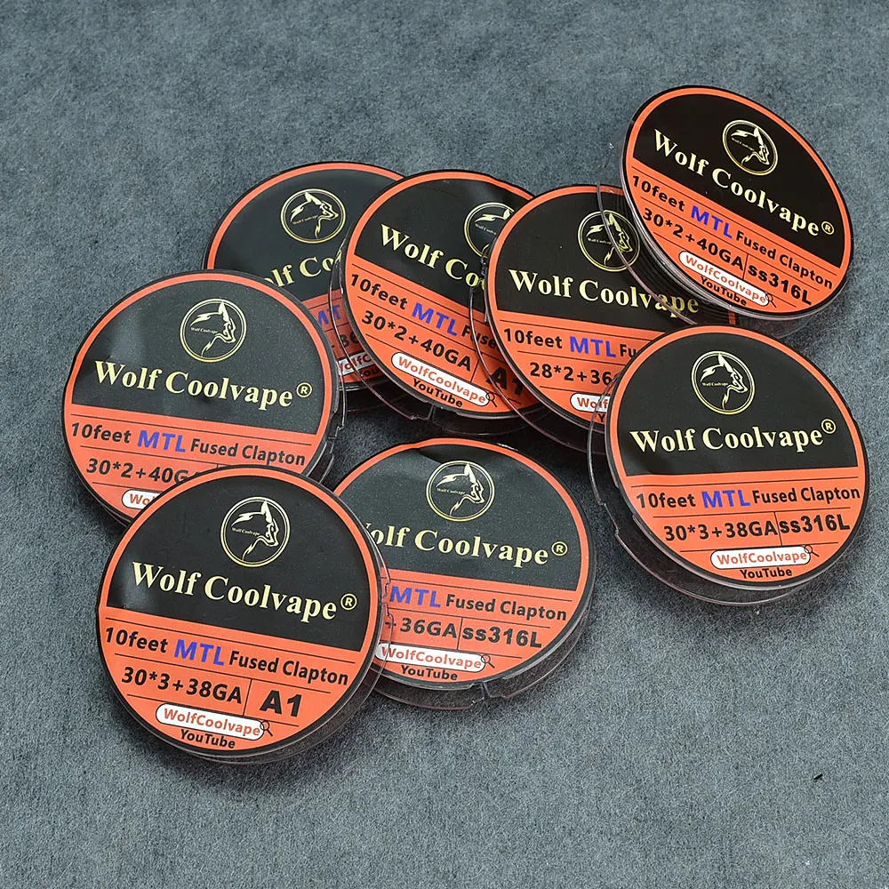 wolfcoolvape MTL Fused Clapton - Accessories For Vaping review and price