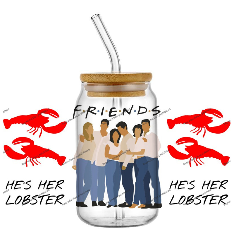 Friend Theme Transfer Stickers - Rdta Tank Glass review and price