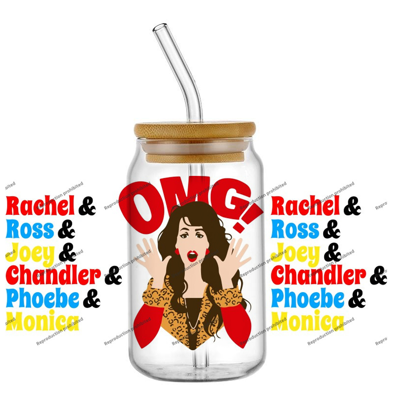 Friend Theme Transfer Stickers - Rdta Tank Glass review and price