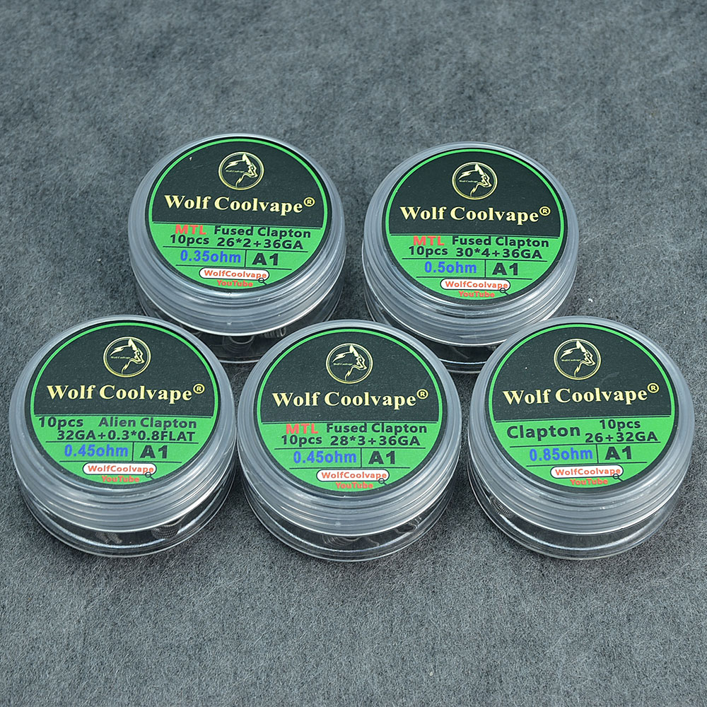 10pcs NI80/SS316L/A1 mtl Alien - Accessories For Vaping review and price