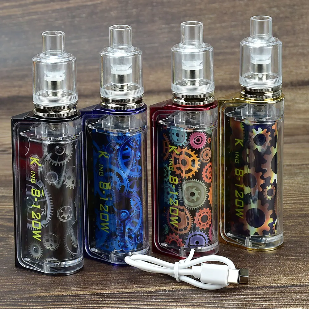 King8-120W Box Mod Kit electro - Accessories For Vaping review and price