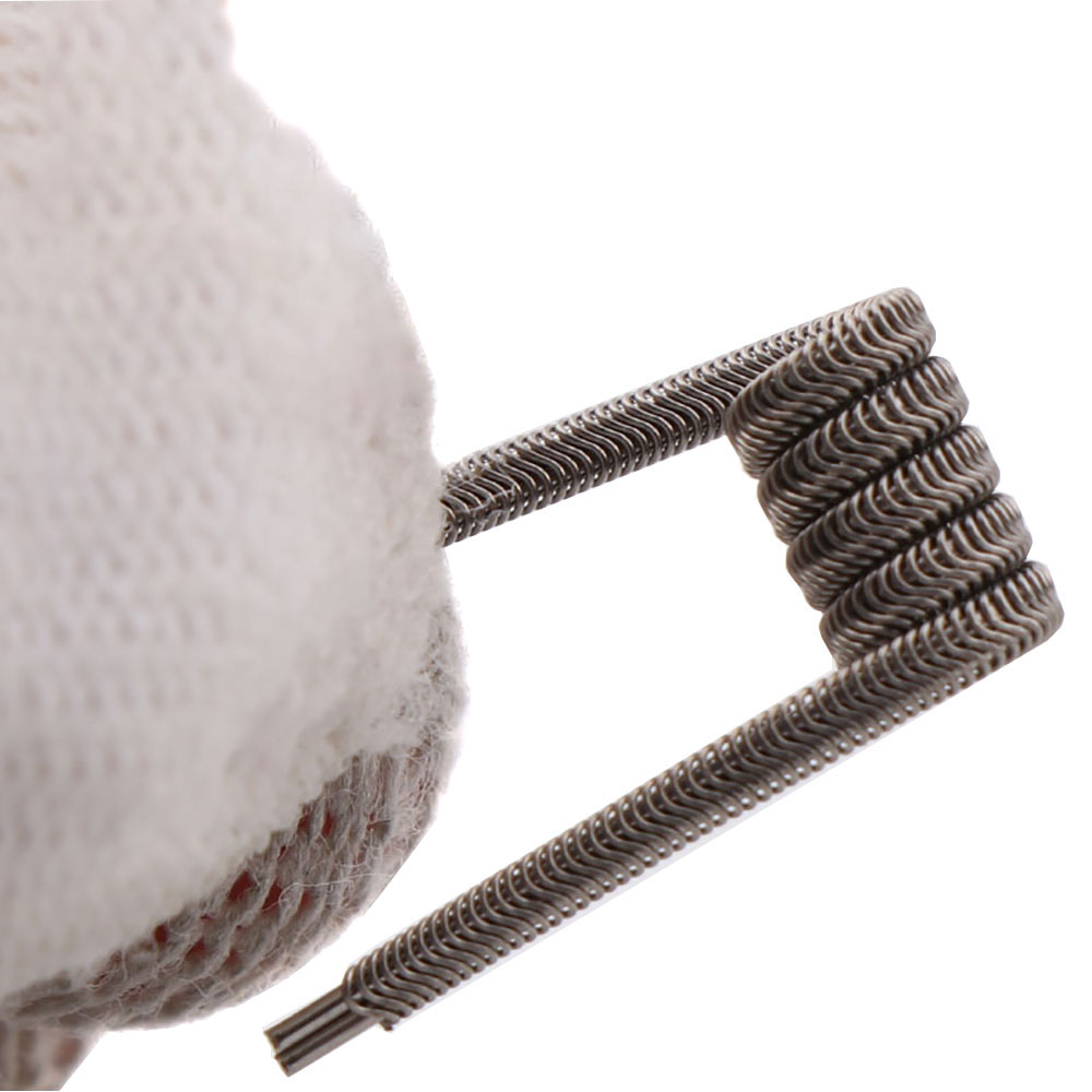 NEW XFKM 50PCS/box NI80/A1/SS3 - Clapton Wire Pre Built review and price