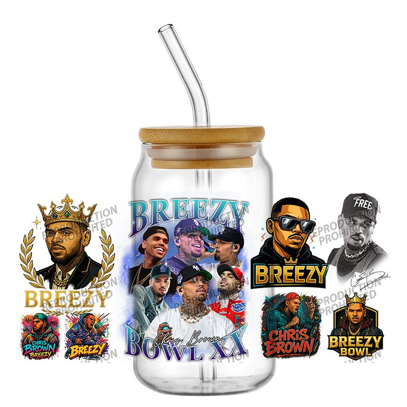 New Popular Singer Chris Brown - Rdta Tank Glass review and price