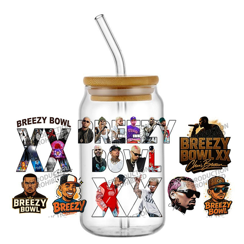 New Popular Singer Chris Brown - Rdta Tank Glass review and price
