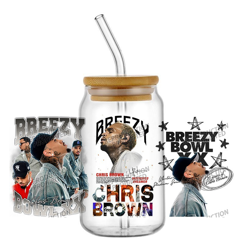 New Popular Singer Chris Brown - Rdta Tank Glass review and price