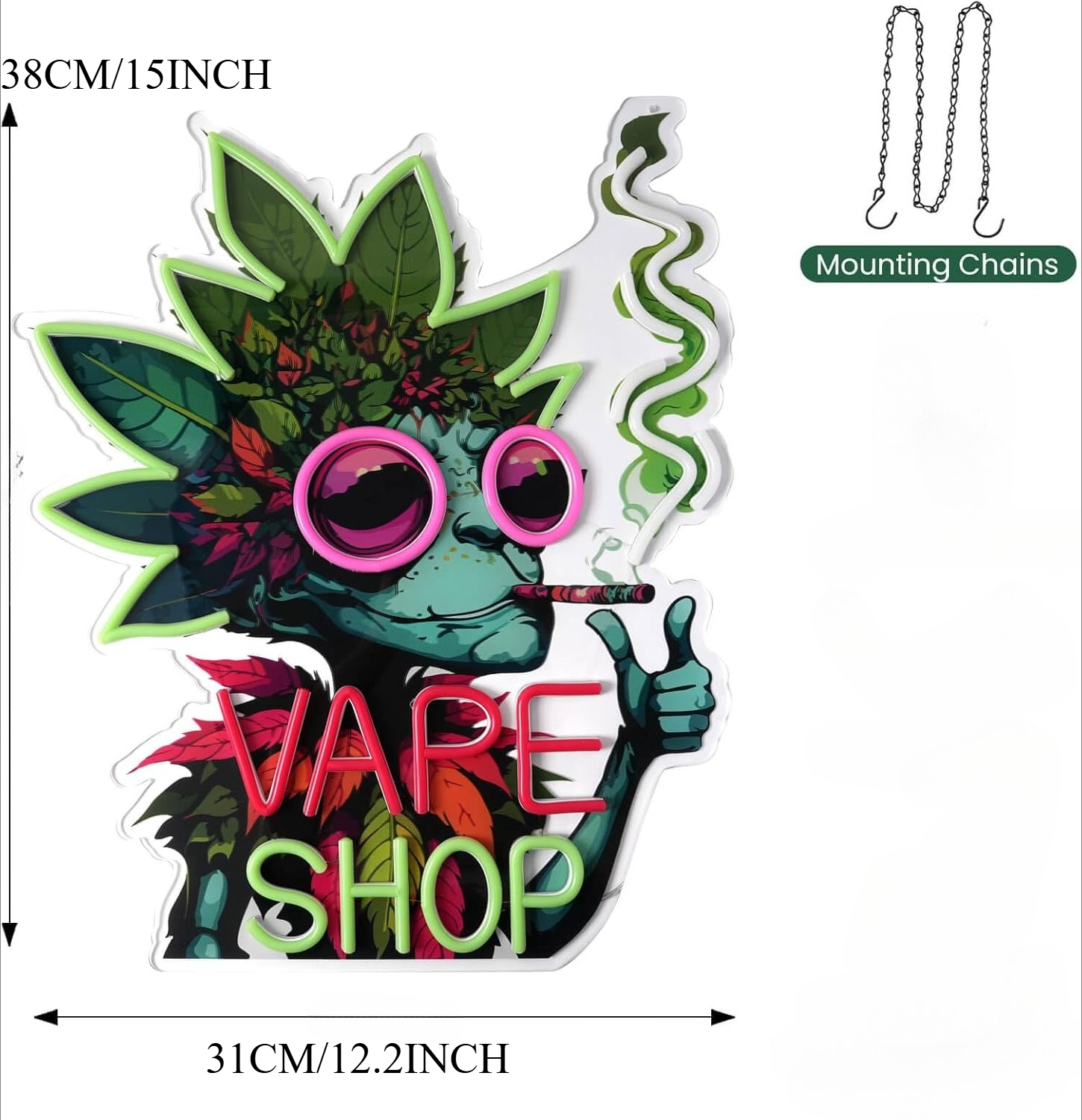 VAPE SHOP Neon Sign Business A - Vaping Store review and price