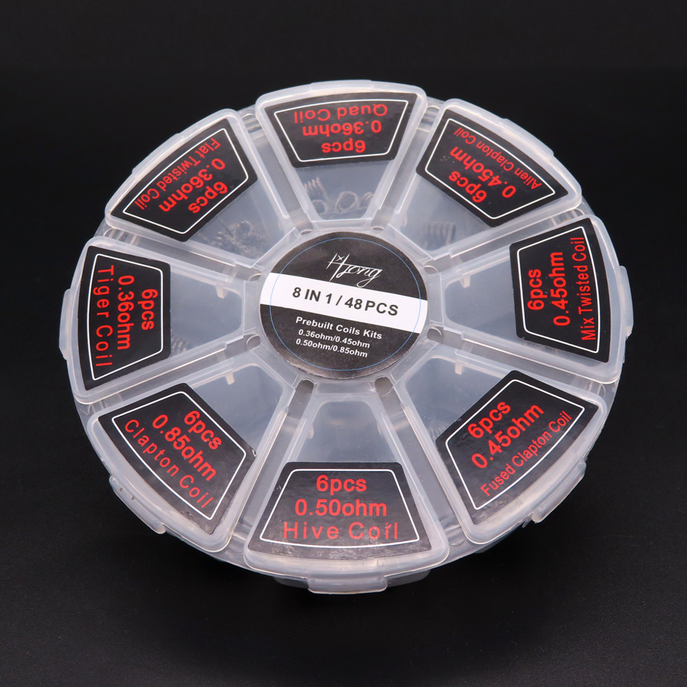 48pcs/set Premade Coils RTA RD - Clapton Wire Pre Built review and price
