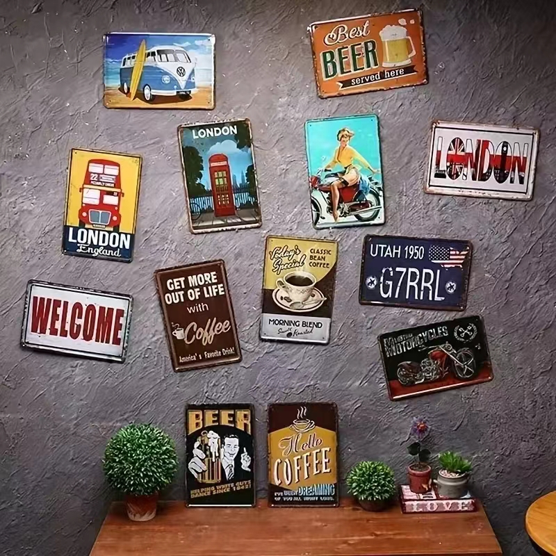 （2D Tin painting）Safety Sign S - Vaping Store review and price