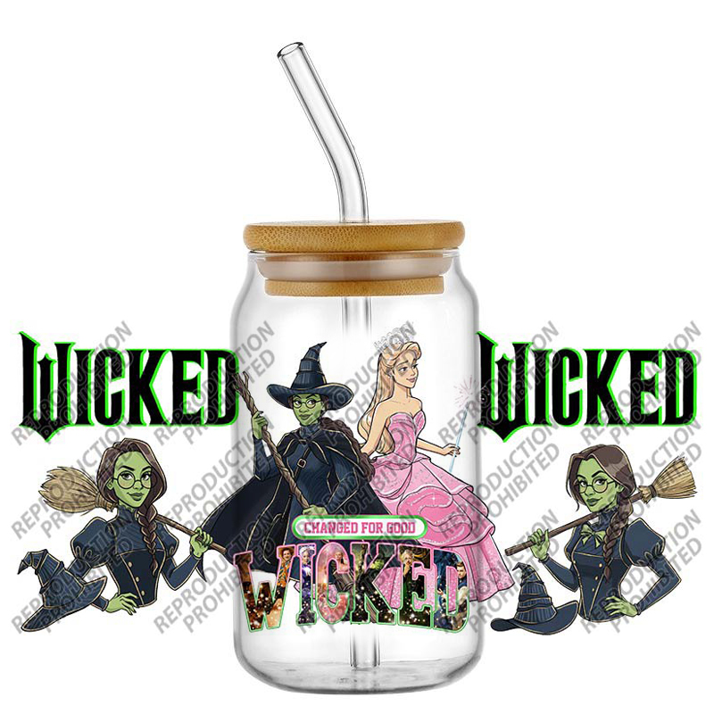 3D UV DTF Witch Bow Pattern cu - Rdta Tank Glass review and price