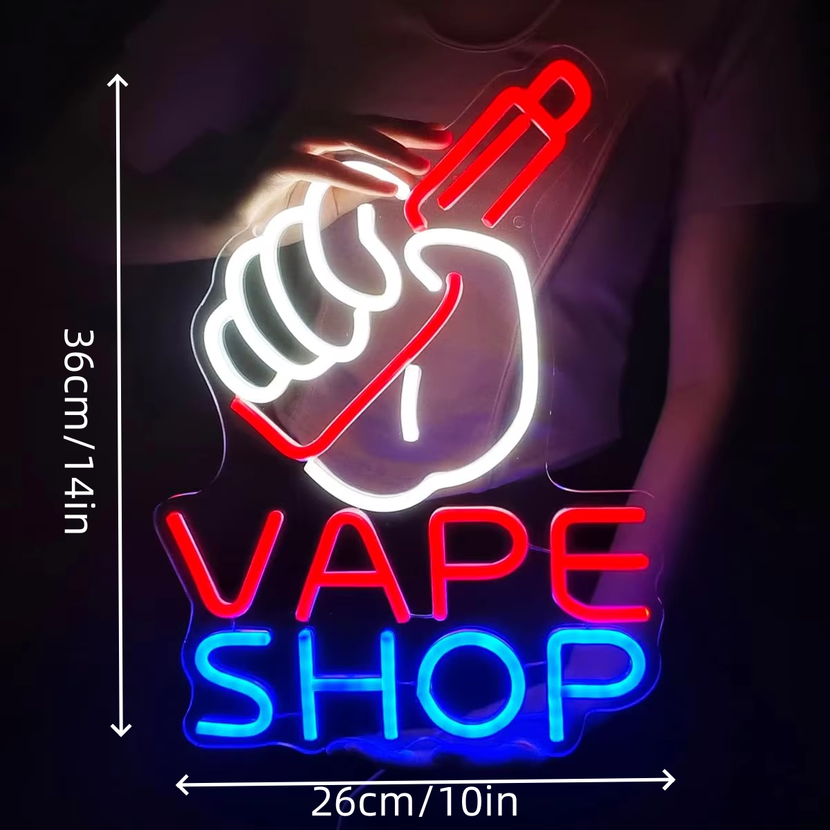 VAPE Shop Neon Sign for Smoke  - Vaping Store review and price