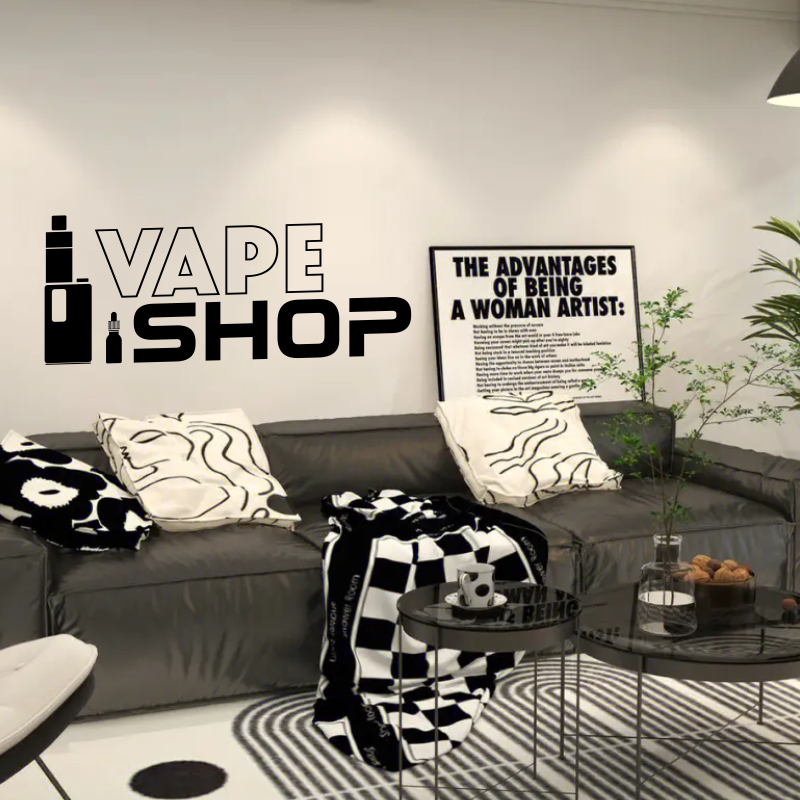 Vinyl Wall Decals Vape Shop Si - Vaping Shop review and price
