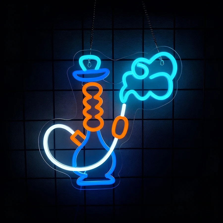 Hookah Neon Sign for Shisha Ba - Vaping Shop review and price