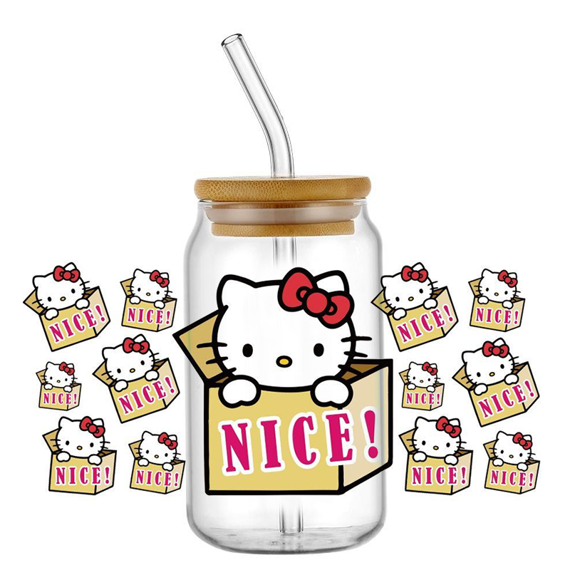 popular Kitty design 16oz 3D u - Rdta Tank Glass review and price