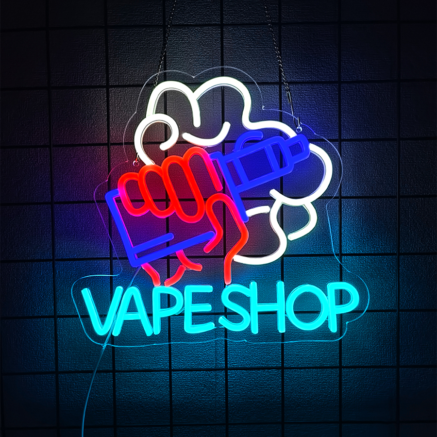 Smoke Series Neon Sign For Wal - Vaping Store review and price
