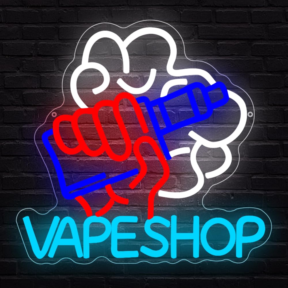 Vape Shop Neon Sign USB Powere - Vaping Shop review and price